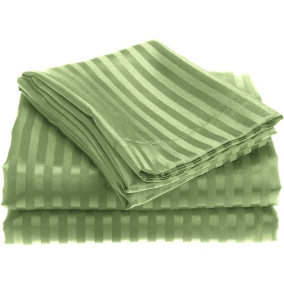 AURAECOM Basics Lightweight Super Soft Easy Care Microfiber 3-Piece Bedsheet, Fitted Bedsheet (GREEN)