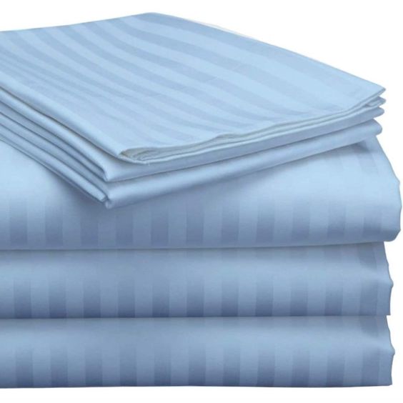 AURAECOM Basics Lightweight Super Soft Easy Care Microfiber 3-Piece Bedsheet, Fitted Bedsheet (AQUA)